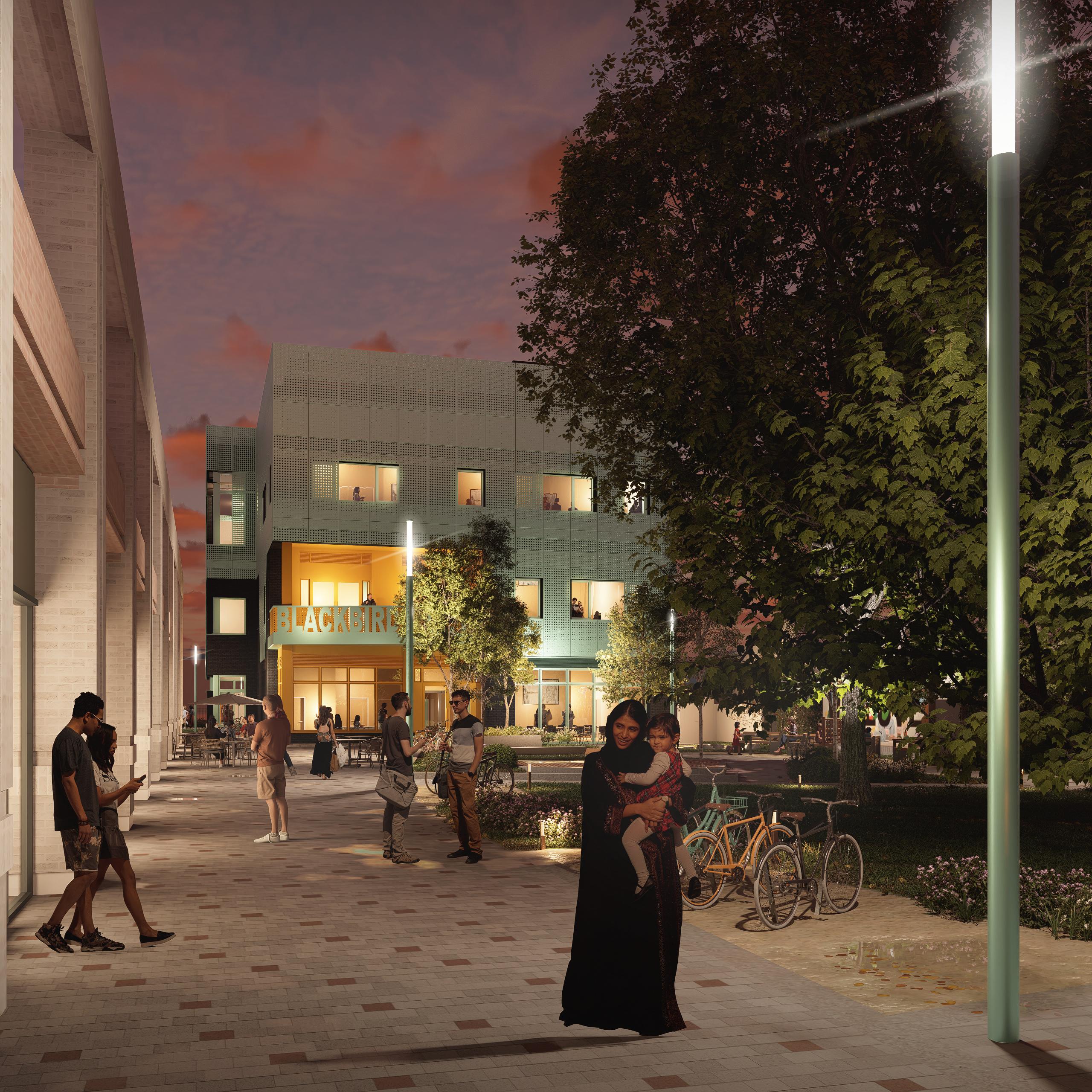 BBLCC at night
