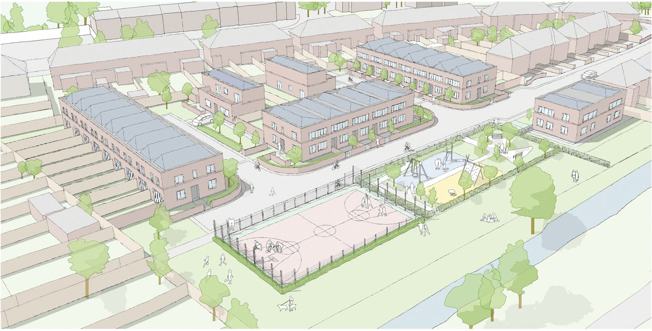 Artist impression of Bertie Place development