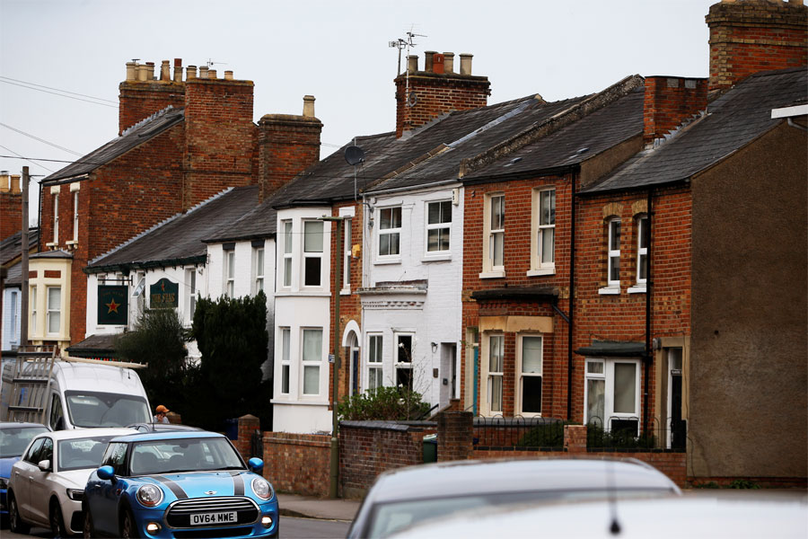 Row of houses in Oxford
