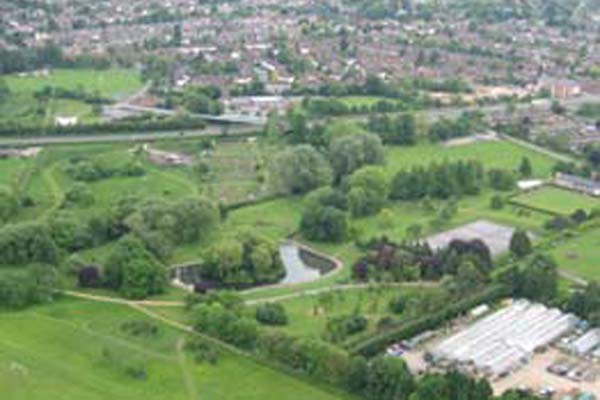 View of Cutteslowe Park from above