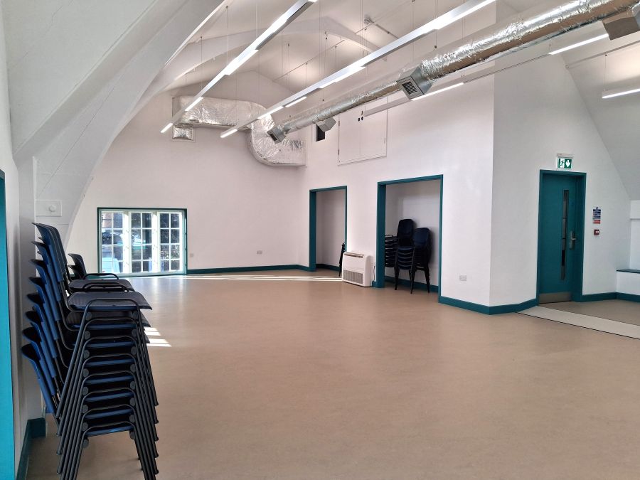 View from front of First Floor Hall at East Oxford Community Centre