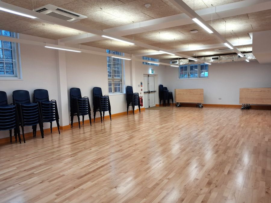View from front of Ground Floor Hall at East Oxford Community Centre