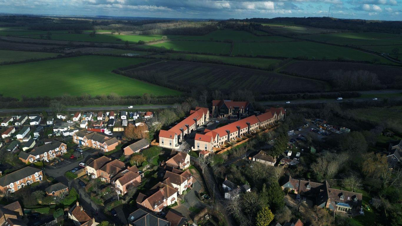 Fishers Vale from Above