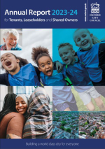 Housing Annual Report 2023-24 front cover