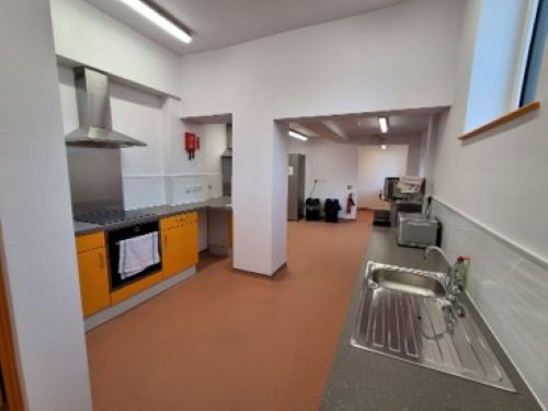 View from back of Kitchen at East Oxford Community Centre