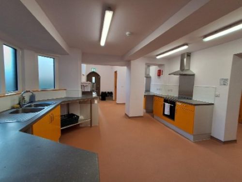View from front of Kitchen at East Oxford Community Centre