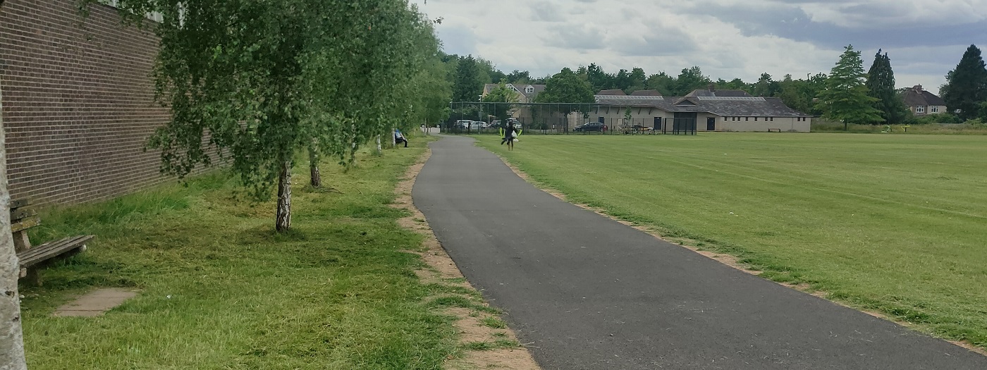 Image showing new cycle path in Marsh Park