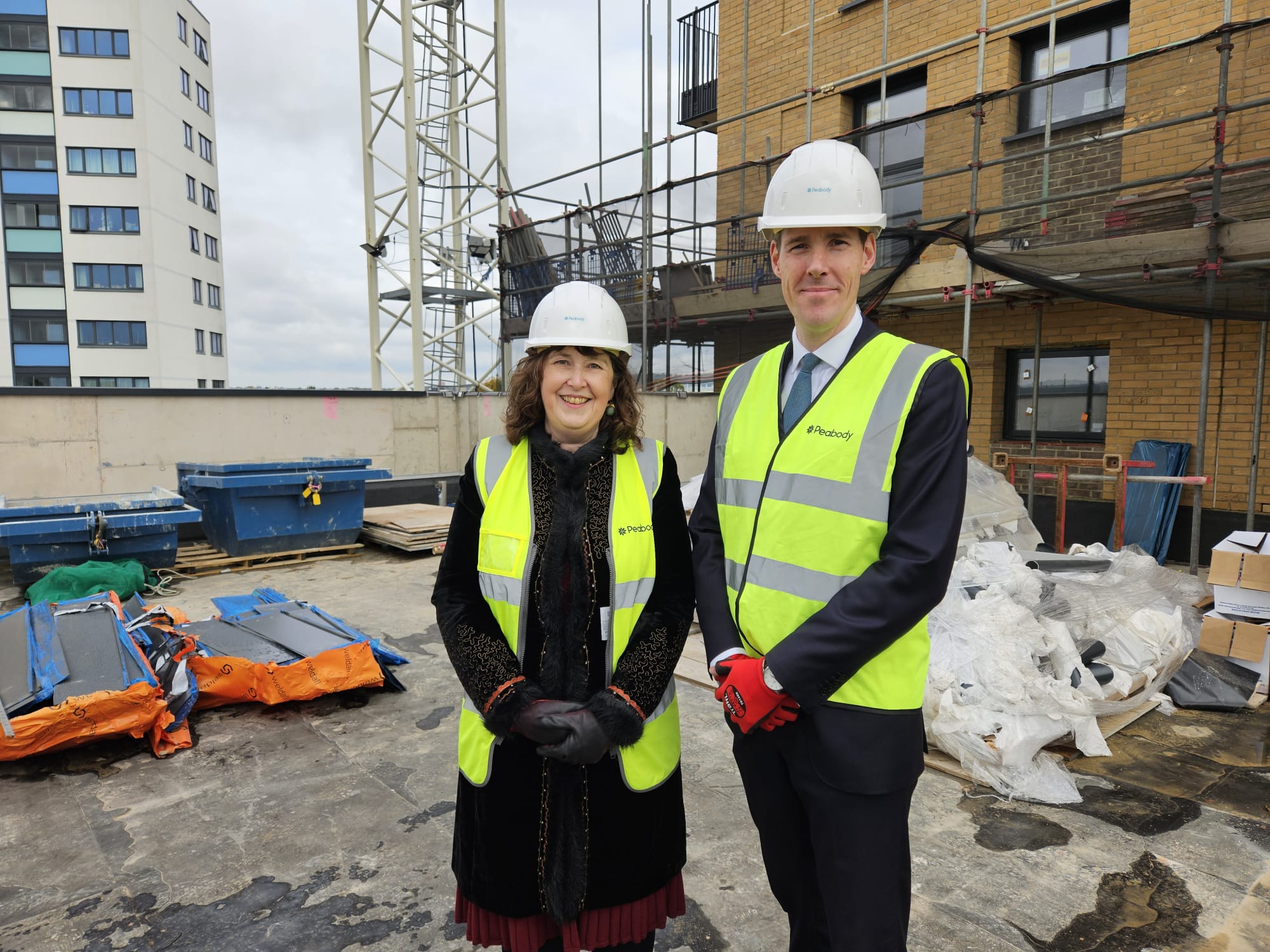 Matthew Pennycook inspects oxford housing