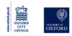 Oxford City Council and University of Oxford logos