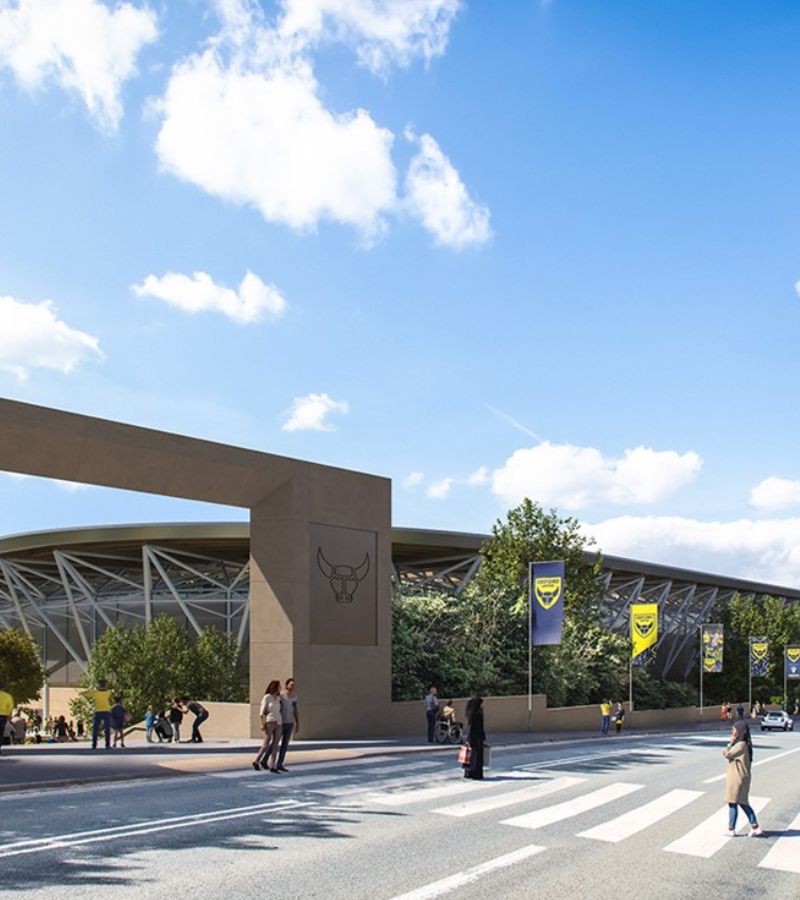 Oxford United stadium artists impression