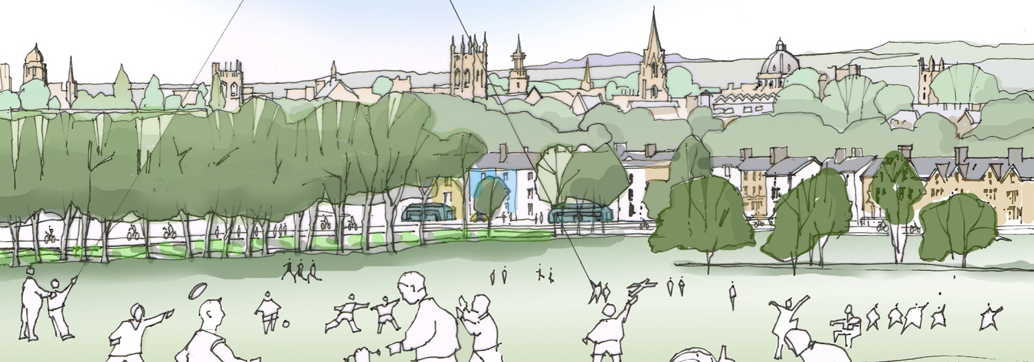 Artist impression of South Park in 2050, showing now change