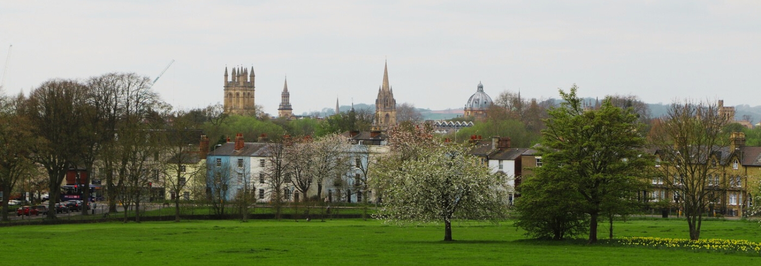 An image of Oxford's iconic dreaming spires from South Park