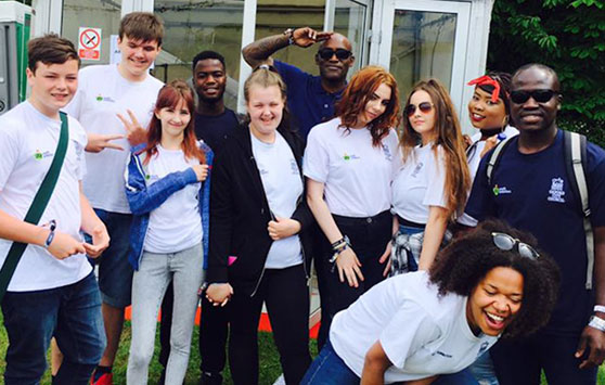 Group of Youth Ambition apprentices