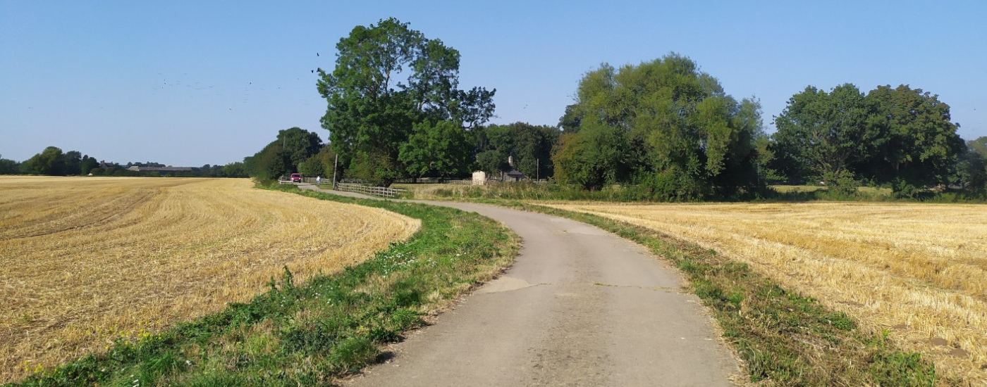 Example of greenway near Water Eaton
